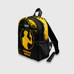 Детский рюкзак Cowboy Bebop - gold gradient, цвет: 3D-принт — фото 2