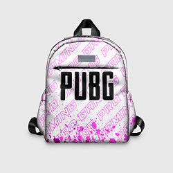 Детский рюкзак PUBG pro gaming: символ сверху, цвет: 3D-принт