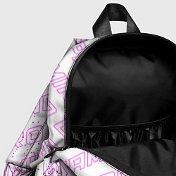 Детский рюкзак PUBG pro gaming: символ сверху, цвет: 3D-принт — фото 2