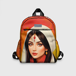 Детский рюкзак Нейросеть - индийская принцесса, цвет: 3D-принт