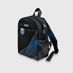 Детский рюкзак Фольцваген - синяя броня, цвет: 3D-принт — фото 2
