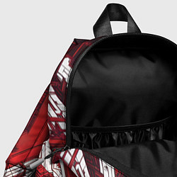 Детский рюкзак Красная комната киберпанк, цвет: 3D-принт — фото 2