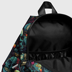 Детский рюкзак Милый skull, цвет: 3D-принт — фото 2