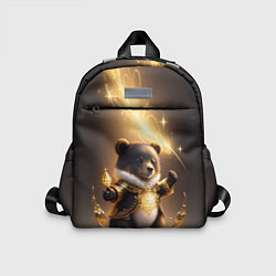 Детский рюкзак Бурый медвежонок с фонариком, цвет: 3D-принт