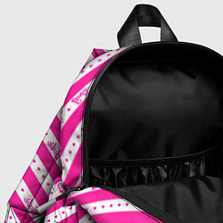 Детский рюкзак Барби и розовые полосы, цвет: 3D-принт — фото 2