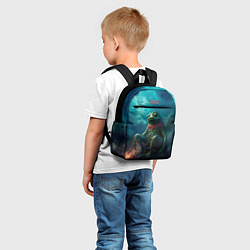 Детский рюкзак Пепе у костра, цвет: 3D-принт — фото 2