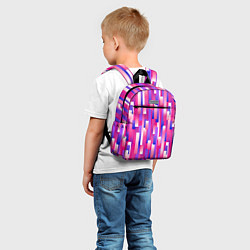 Детский рюкзак Градиентные прямоугольники, цвет: 3D-принт — фото 2