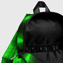 Детский рюкзак Counter strike 2 green logo, цвет: 3D-принт — фото 2