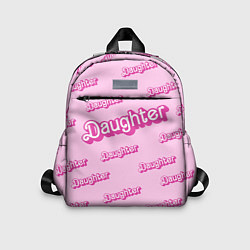 Детский рюкзак Дочь в стиле барби - розовый паттерн