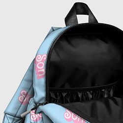 Детский рюкзак Сын - в стиле Барби: паттерн голубой, цвет: 3D-принт — фото 2