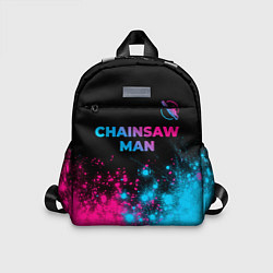 Детский рюкзак Chainsaw Man - neon gradient: символ сверху