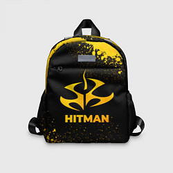 Детский рюкзак Hitman - gold gradient, цвет: 3D-принт