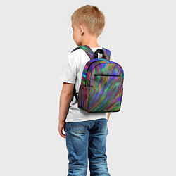 Детский рюкзак Переливающая радужная галограмма, цвет: 3D-принт — фото 2