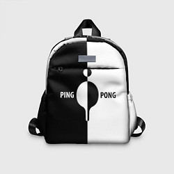 Детский рюкзак Ping-Pong черно-белое