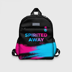 Детский рюкзак Spirited Away - neon gradient: символ сверху, цвет: 3D-принт