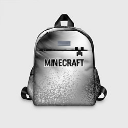 Детский рюкзак Minecraft glitch на светлом фоне: символ сверху, цвет: 3D-принт