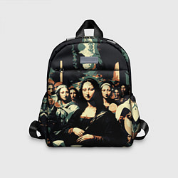 Детский рюкзак Мона Лиза party, цвет: 3D-принт