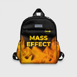 Детский рюкзак Mass Effect - gold gradient: символ сверху