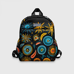 Детский рюкзак Африканский узор - нейросеть, цвет: 3D-принт