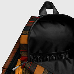 Детский рюкзак Этнический узор в вертикальную полоску, цвет: 3D-принт — фото 2