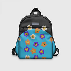 Детский рюкзак Ромашковое поле улыбок, цвет: 3D-принт