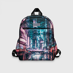 Детский рюкзак Город будущего узор, цвет: 3D-принт
