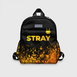 Детский рюкзак Stray - gold gradient посередине, цвет: 3D-принт