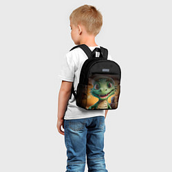 Детский рюкзак Новогодний 2024 дракон, цвет: 3D-принт — фото 2