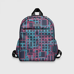 Детский рюкзак Разноцветные толстые линии, цвет: 3D-принт