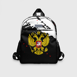 Детский рюкзак Герб РФ в красках, цвет: 3D-принт