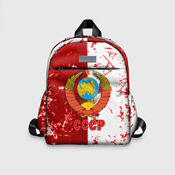 Детский рюкзак СССР ретро символика, цвет: 3D-принт