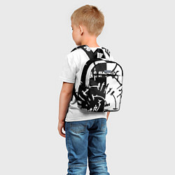 Детский рюкзак Астарион - знак на спине чб, цвет: 3D-принт — фото 2