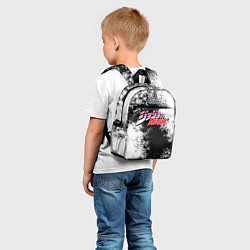 Детский рюкзак JoJos Bizarre лого с красками, цвет: 3D-принт — фото 2