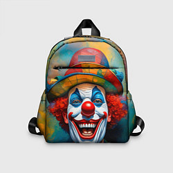 Детский рюкзак Нейросеть - Хэллоуин безумный клоун, цвет: 3D-принт