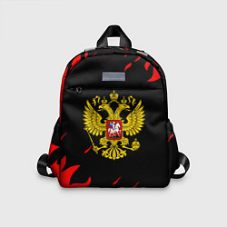 Детский рюкзак Герф россия красный огонь, цвет: 3D-принт
