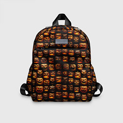 Детский рюкзак Тыквы страшные зубастые, цвет: 3D-принт