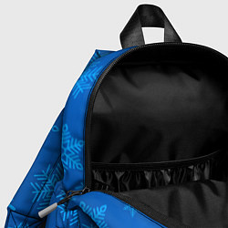 Детский рюкзак Голубые снежинки, цвет: 3D-принт — фото 2