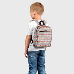 Детский рюкзак Рыжая лиса- зимний патерн, цвет: 3D-принт — фото 2