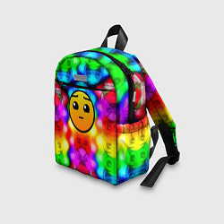 Детский рюкзак Геометри даш неоновый градиент, цвет: 3D-принт — фото 2