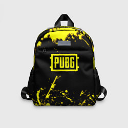 Детский рюкзак PUBG online yellow, цвет: 3D-принт