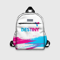 Детский рюкзак Destiny neon gradient style посередине
