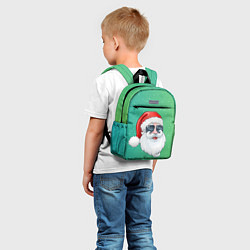 Детский рюкзак Дед Мороз в очках, цвет: 3D-принт — фото 2