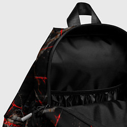 Детский рюкзак Красные узоры, цвет: 3D-принт — фото 2