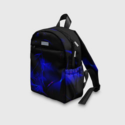 Детский рюкзак Синий дым узоры, цвет: 3D-принт — фото 2
