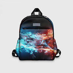 Детский рюкзак Лед и пламя абстракция