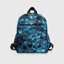 Детский рюкзак Синее стекло, цвет: 3D-принт