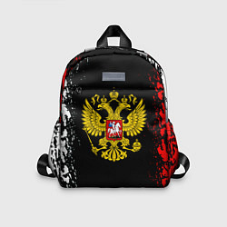 Детский рюкзак Россия герб краски, цвет: 3D-принт