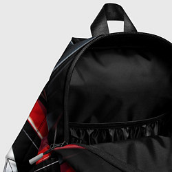 Детский рюкзак Red black abstract, цвет: 3D-принт — фото 2