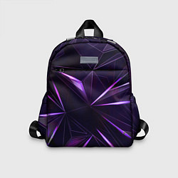 Детский рюкзак Фиолетовый хрусталь, цвет: 3D-принт