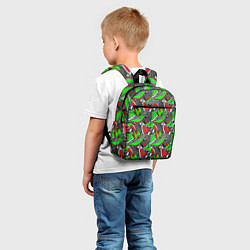 Детский рюкзак Разноцветные кеды, цвет: 3D-принт — фото 2